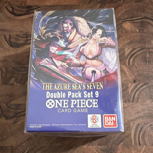 Bandai Namco ONE PIECE Card Game Azure Sea's Seven Double Pack DP-09 English