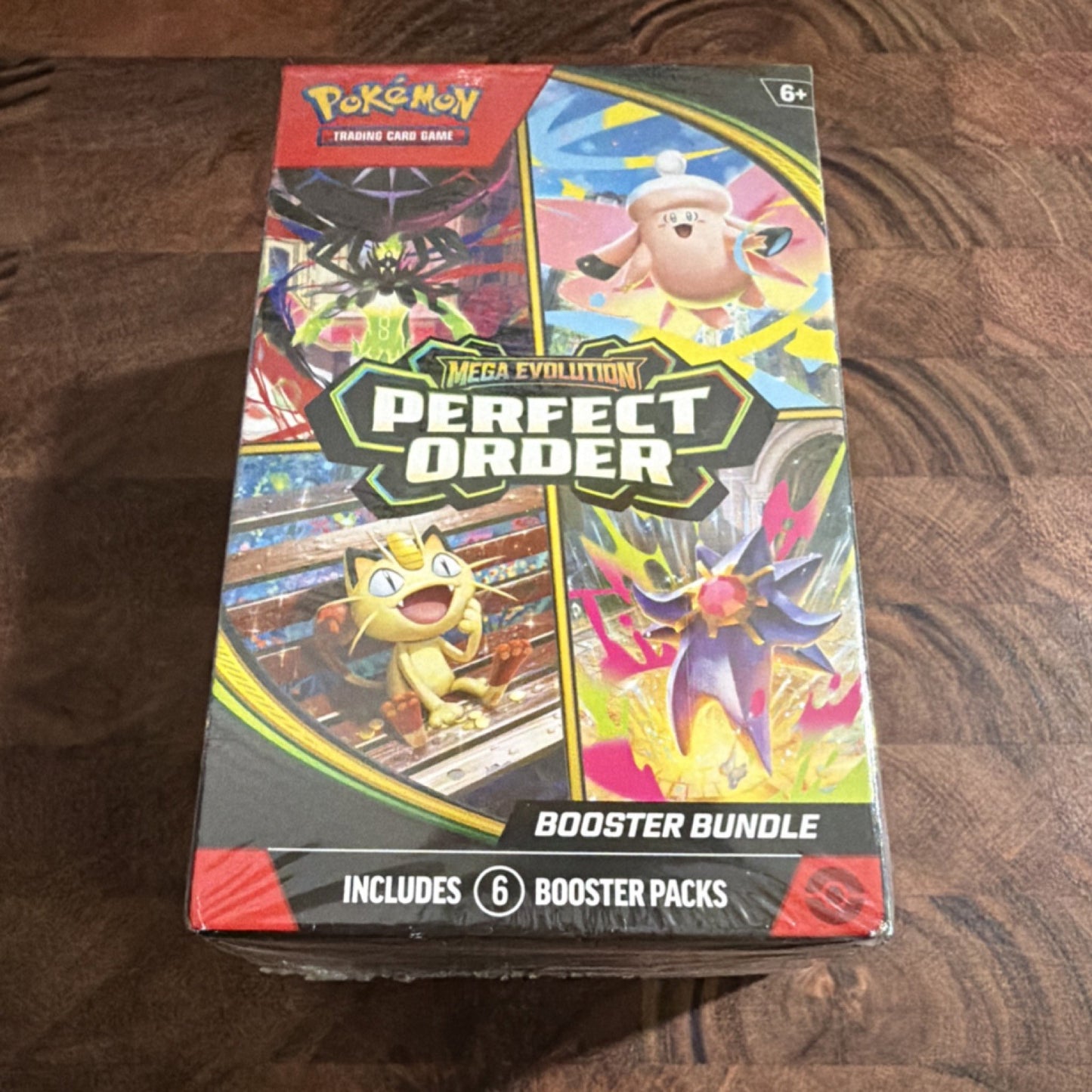 Pokémon TCG Mega Evolution—Perfect Order Booster Bundle 6 Packs English 6+ 2026