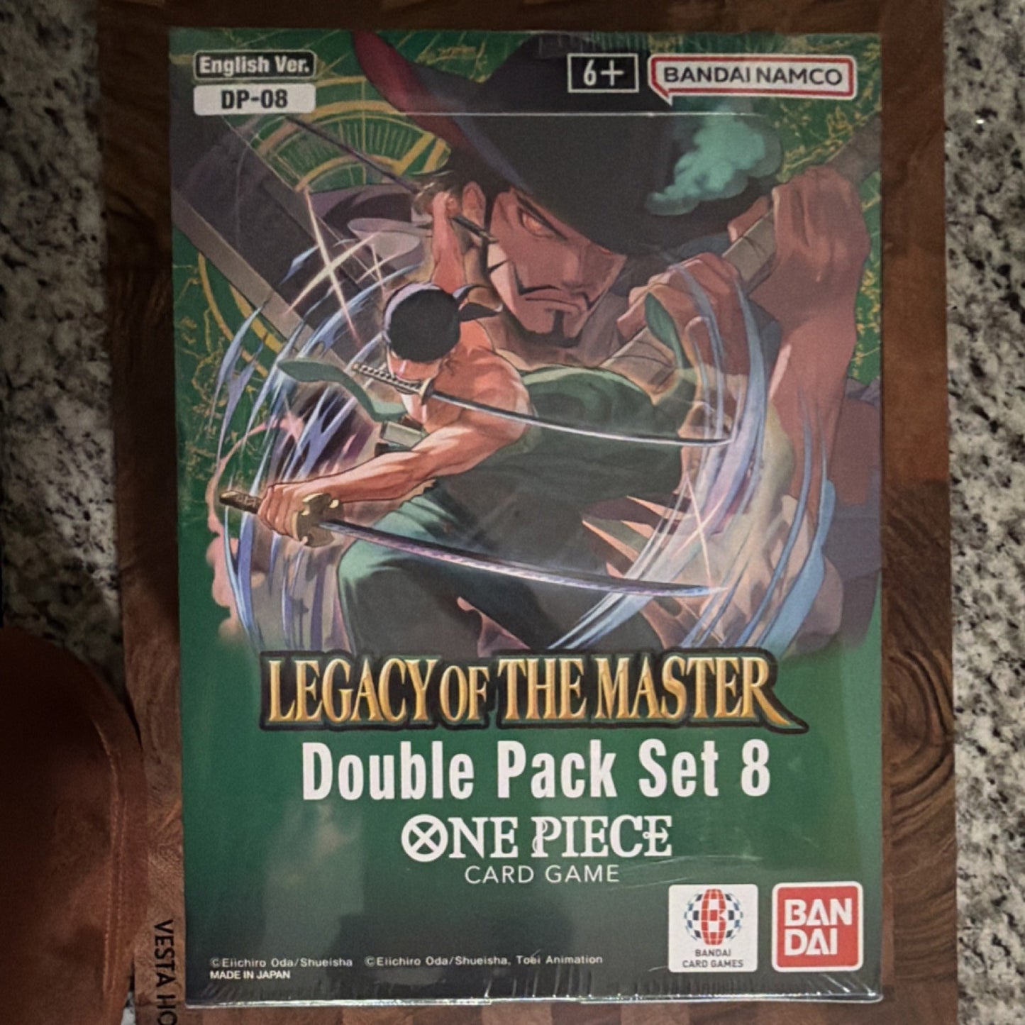 8 Sealed One Piece DP08 Legacy of the Master Double Pack Op 12 Set, Vol 8